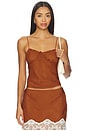 view 1 of 4 The Josephine Top in Brown