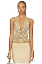 view 1 of 5 The Elsa Top in Gold