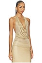 view 2 of 5 The Elsa Top in Gold