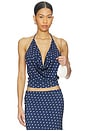 view 1 of 4 x REVOLVE Elsa Top in Navy & White Dot