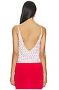 view 3 of 4 x REVOLVE Sila Slip Top in White & Red
