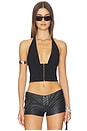 view 1 of 4 The Coco Halter Top in Black