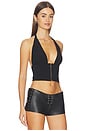 view 2 of 4 The Coco Halter Top in Black