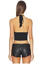 view 3 of 4 The Coco Halter Top in Black