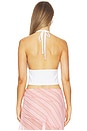 view 3 of 4 The Coco Halter Top in White