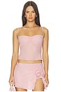 view 1 of 4 The Claire Top in Baby Pink
