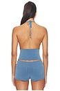 view 3 of 4 The Elsa Top in Blue