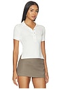 view 2 of 4 The Polo Tee in White