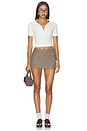 view 4 of 4 The Polo Tee in White