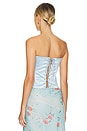 view 3 of 4 The Jolie Corset in Baby Blue
