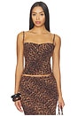 view 1 of 4 The Sadie Top in Cheetah