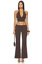view 5 of 4 The Paris Top in Brown