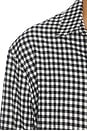 view 7 of 6 The Olive Flannel in Black & White