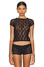view 1 of 4 The Ella Top in Black Lace