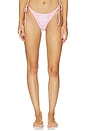 view 1 of 4 BAS DE MAILLOT DE BAIN THE BELLE in Pink Snake