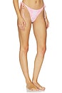 view 2 of 4 BAS DE MAILLOT DE BAIN THE BELLE in Pink Snake