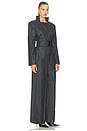 view 2 of 4 Pinstriped Jumpsuit in Dark Grey