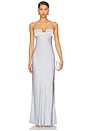 view 1 of 3 Square Bra Dress in Ice Blue