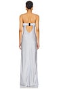 view 3 of 3 Square Bra Dress in Ice Blue