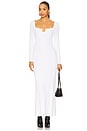 view 1 of 3 Kate Long Dress in White