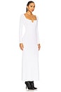 view 2 of 3 Kate Long Dress in White