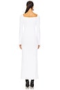 view 3 of 3 Kate Long Dress in White