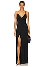 view 1 of 3 VESTIDO DE VERANO CRUZADO in Black