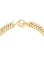 view 3 of 4 Spikelet Necklace in Gold