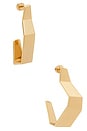 view 1 of 3 BROKEN SHAPE 귀걸이 in Gold