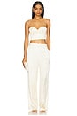 view 5 of 6 Bra Closure Trousers in Vanilla