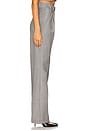 view 3 of 6 High-waisted Trousers in Light Melange Grey
