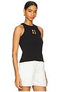 view 2 of 4 BB Monogram Tank Top in Black