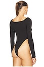 view 4 of 5 High-waisted Bodysuit in Black