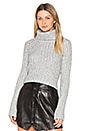 view 1 of 4 Rib Turtleneck Sweater in Ash Twist