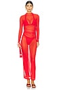view 1 of 3 МАКСИ ПЛАТЬЕ NINA in Red
