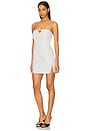 view 2 of 4 x REVOLVE Layla Mini Dress in White Pinstripe