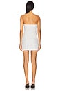 view 3 of 4 x REVOLVE Layla Mini Dress in White Pinstripe