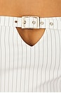 view 4 of 4 x REVOLVE Layla Mini Dress in White Pinstripe