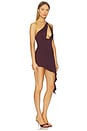 view 2 of 4 Elena Dress in Dark Cherry