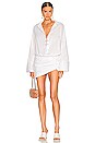 view 1 of 3 Noa Shirt Dress in White