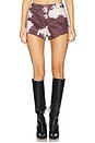 view 1 of 6 Helsa Micro Shorts in Cow