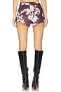 view 4 of 6 Helsa Micro Shorts in Cow