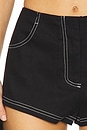 view 6 of 6 SHORT MICRO BRAYDEN in Black
