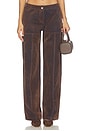 view 1 of 6 PANTALON AZALEA CARGO in Chocolate