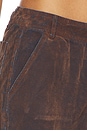 view 6 of 6 PANTALON AZALEA CARGO in Chocolate