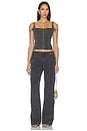 view 5 of 6 Santal Jeans in Pinstripe