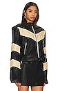 view 3 of 5 Tobaias Faux Leather Moto Jacket in Black