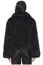 view 3 of 4 Kallie Faux Fur Jacket in Black
