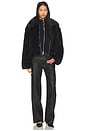 view 4 of 4 Kallie Faux Fur Jacket in Black