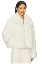 view 2 of 4 Kallie Faux Fur Jacket in Cream